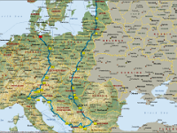 image_map Route. 6000 km, 16 days