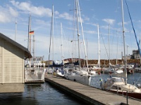 Small boat harbor in Kalmar